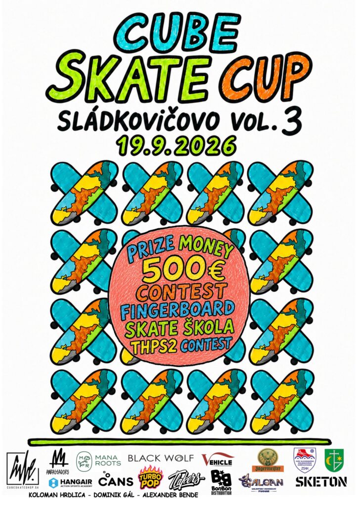 Cube Skate Day Vol. 3 prinesie do Sládkovičova deň plný skateboardingu